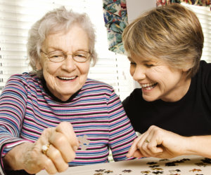 seniors playing